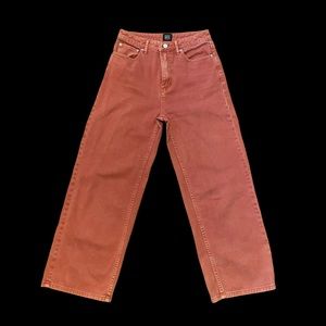 Urban Outfitters Orange Ankle Jeans